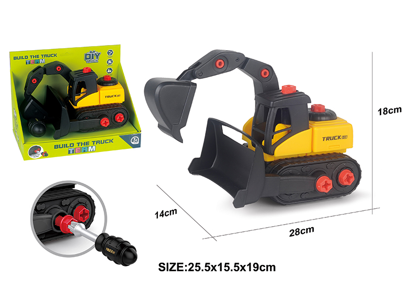 DIY Disassembly And Assembly Engineering Truck Set