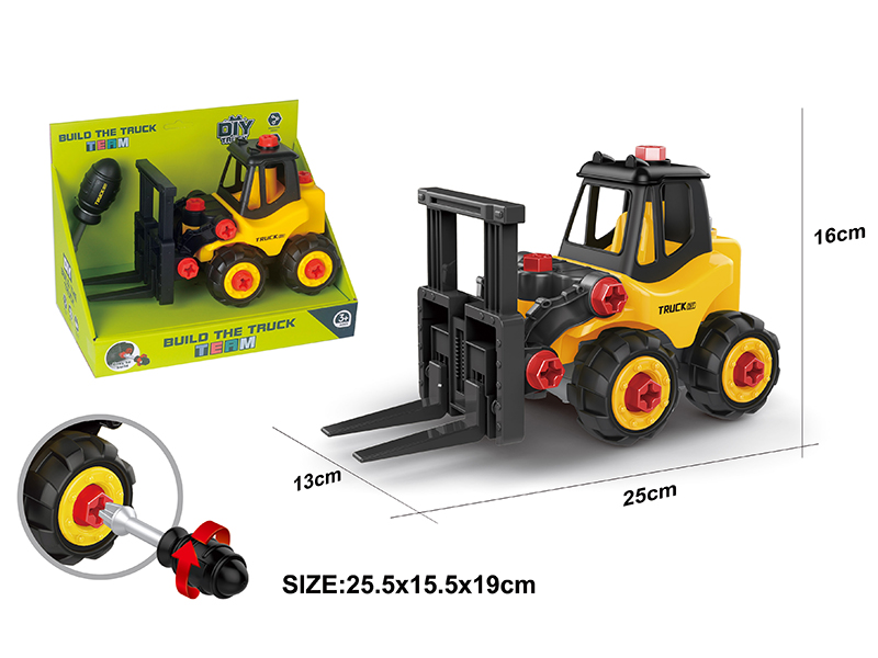 DIY Disassembly And Assembly Engineering Truck Set