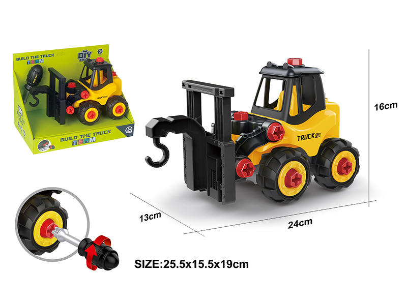 DIY Disassembly And Assembly Engineering Truck Set