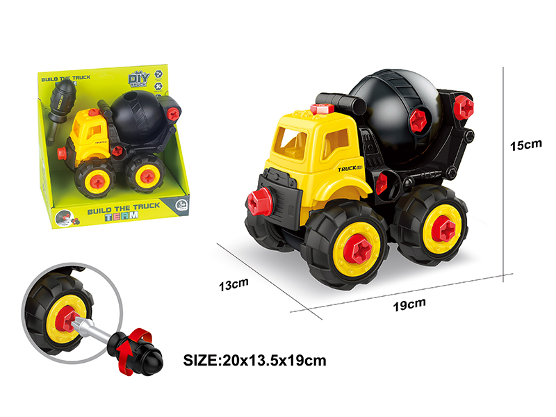 DIY Disassembly And Assembly Engineering Truck Set