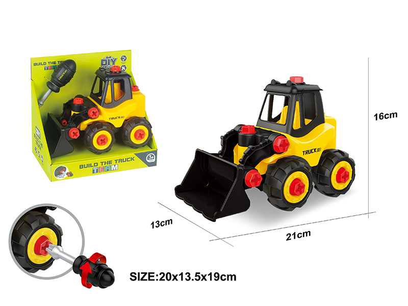 DIY Disassembly And Assembly Engineering Truck Set