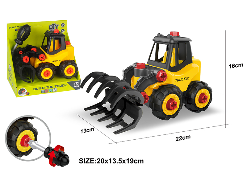 DIY Disassembly And Assembly Engineering Truck Set