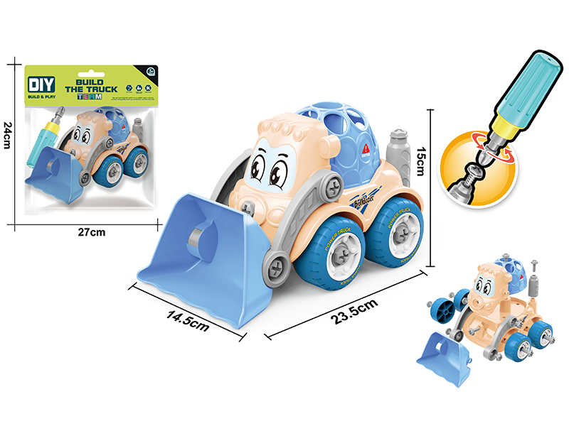 DIY Disassembly And Assembly Cartoon Car Set