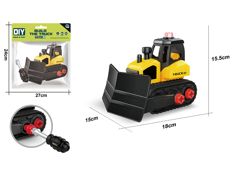 DIY Disassembly And Assembly Engineering Truck Set