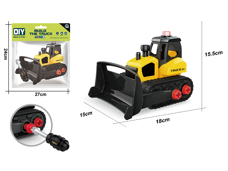 DIY Disassembly And Assembly Engineering Truck Set