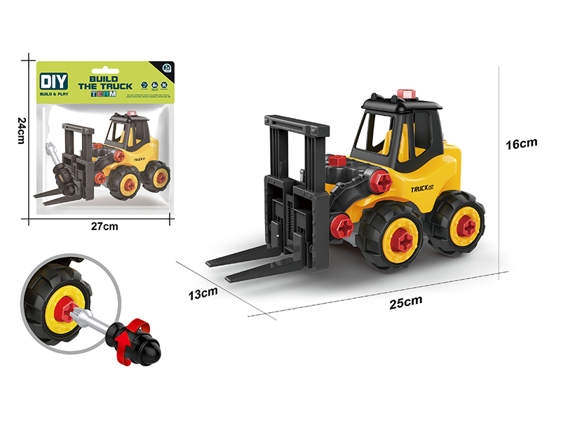 DIY Disassembly And Assembly Engineering Truck Set