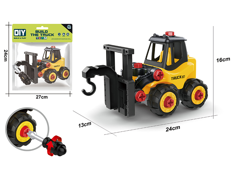DIY Disassembly And Assembly Engineering Truck Set