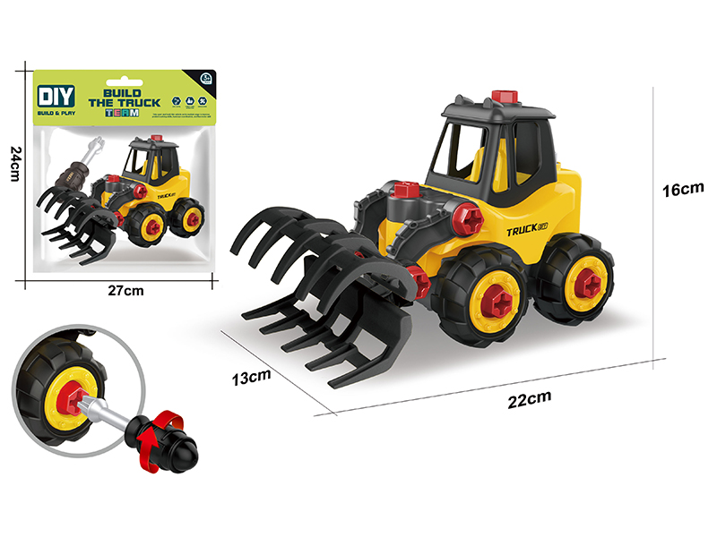 DIY Disassembly And Assembly Engineering Truck Set