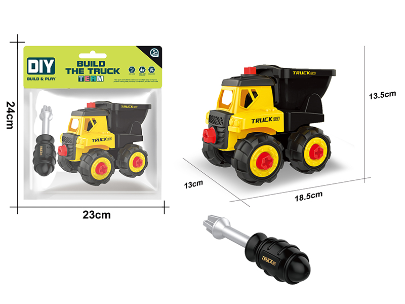 DIY Disassembly And Assembly Engineering Truck Set