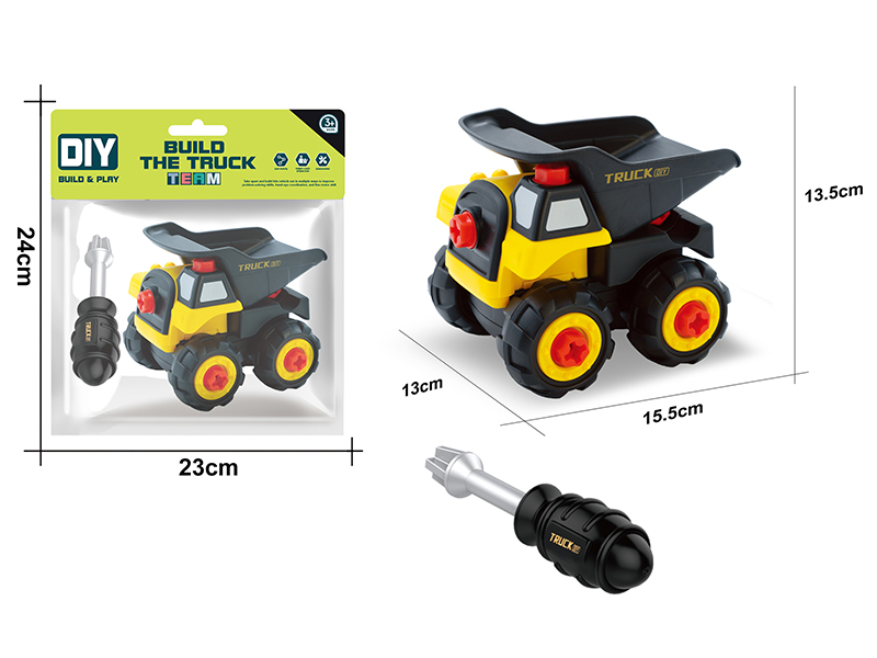 DIY Disassembly And Assembly Engineering Truck Set