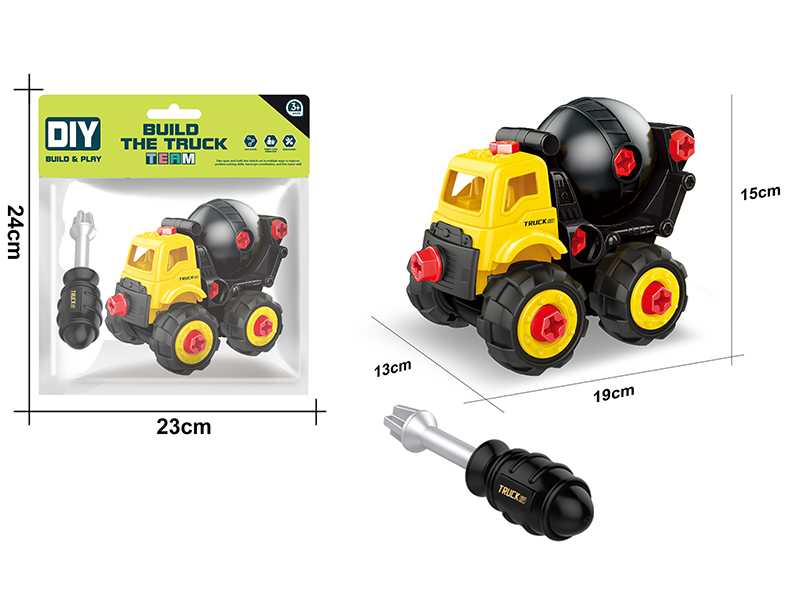 DIY Disassembly And Assembly Engineering Truck Set