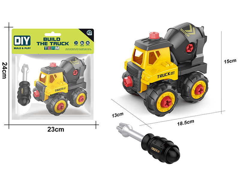 DIY Disassembly And Assembly Engineering Truck Set