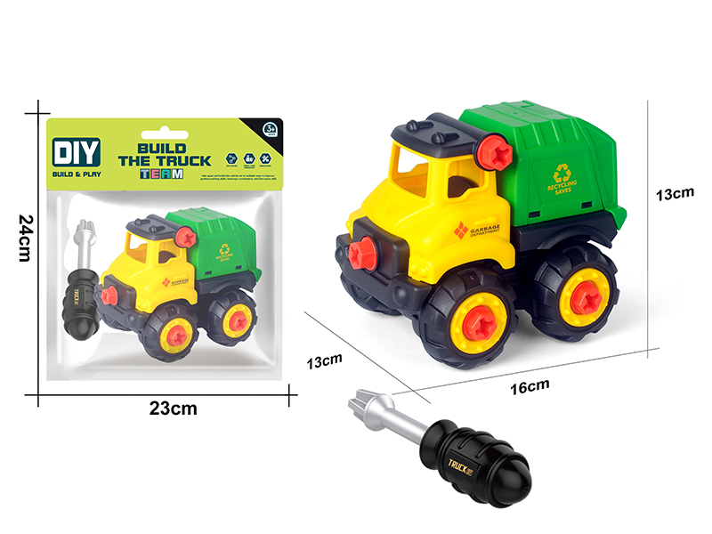 DIY Disassembly And Assembly Engineering Truck Set