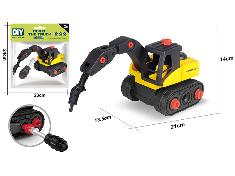 DIY Disassembly And Assembly Engineering Truck Set