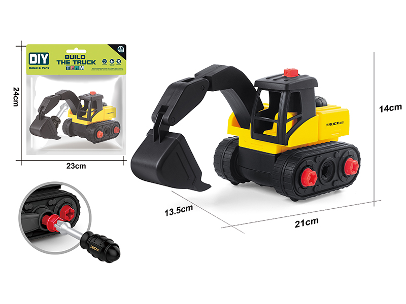 DIY Disassembly And Assembly Engineering Truck Set