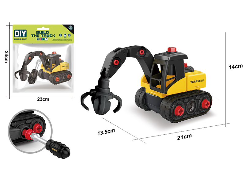 DIY Disassembly And Assembly Engineering Truck Set