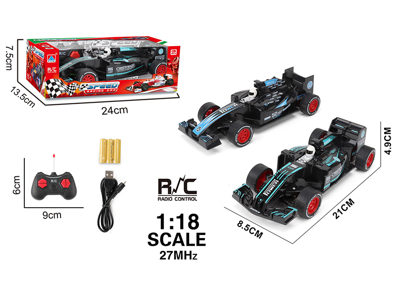 1:18 4-Channel Remote Control Graffiti Equation Car