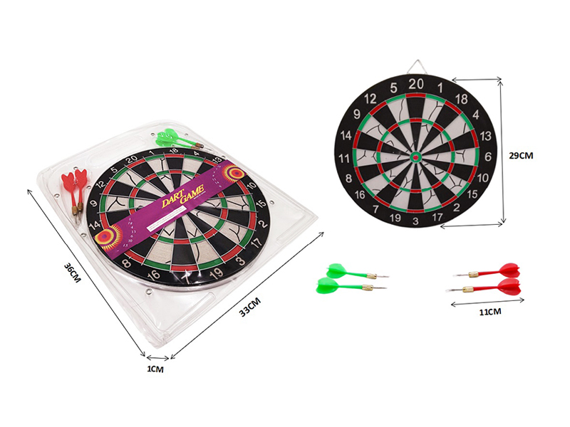 12 Inch Flocked Dart Tray Toy