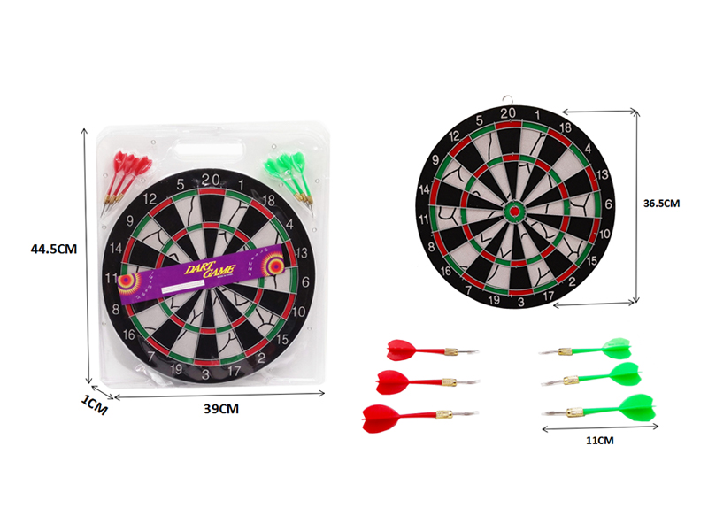 15 Inch Flocked Dart Tray Toy