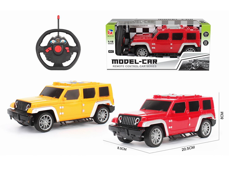 1:18 4Ch R/C Wrangler Car Steering Wheel