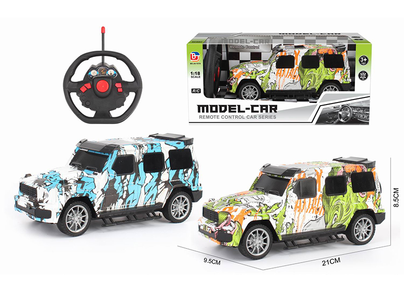 1:18 4Ch R/C Graffiti Mercedes Benz Steering Wheel