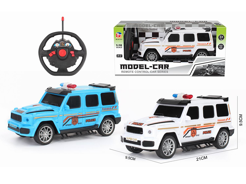 1:18 4Ch R/C Mercedes Benz Police Car Steering Wheel