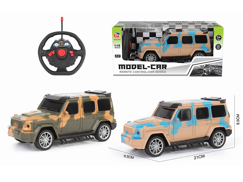 1:18 4Ch R/C Mercedes Benz Military Vehicle Steering Wheel