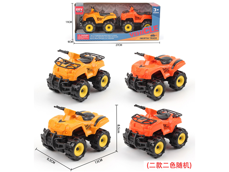 2PCS Friction Beach Motorcycle