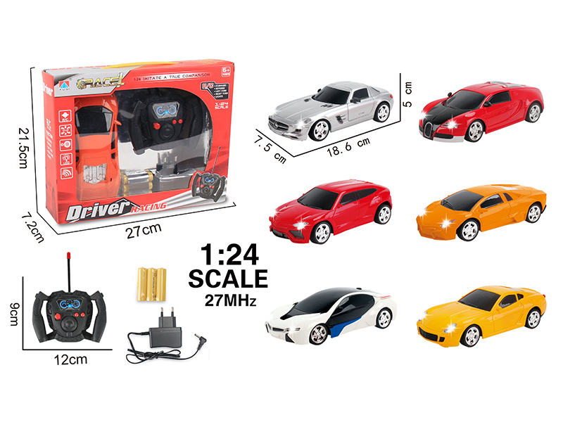 1:24 4-Channel Remote Control Car With LED Light