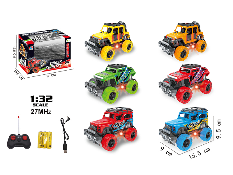 1:32 4-Channel Remote Control Off-Road Vehicle With Light