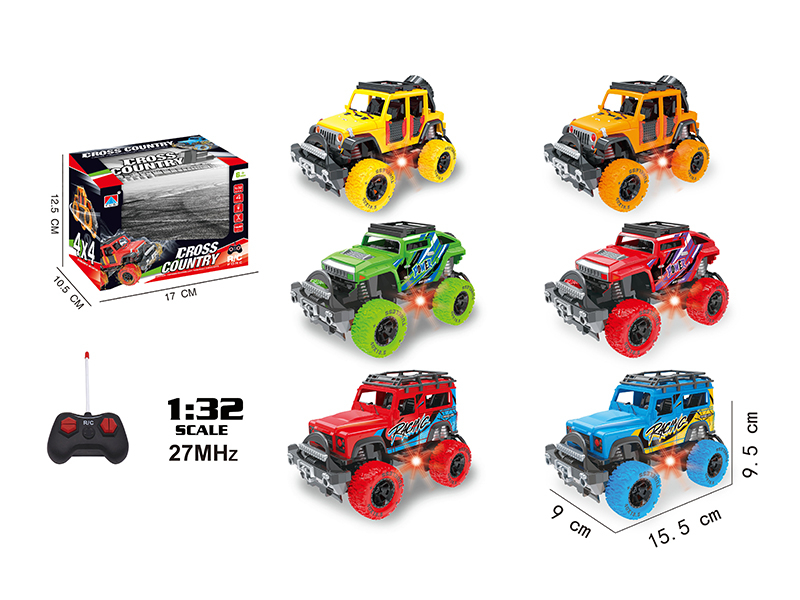 1:32 4-Channel Remote Control Off-Road Vehicle With Light