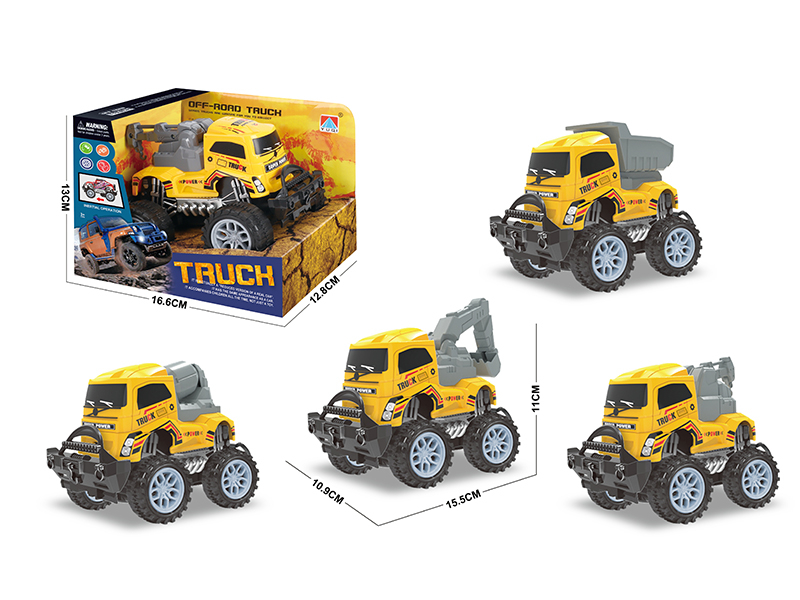 Friction Off-Road Vehicle Engineering Truck