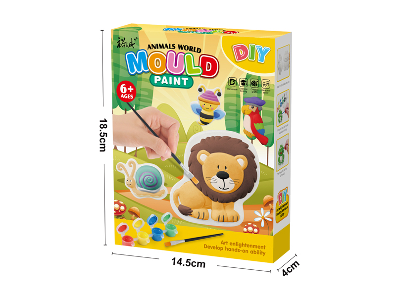 DIY Gypsum Animal Painting Toy