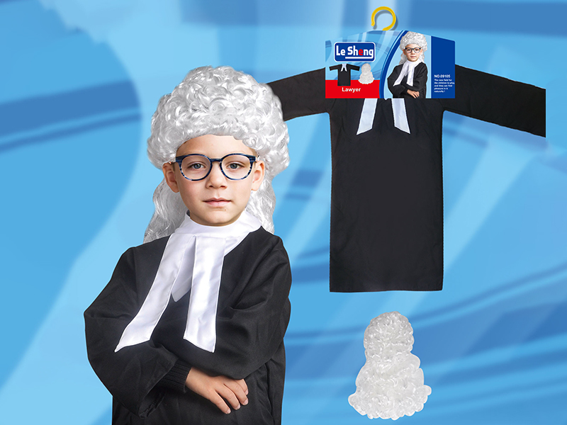 Kids Cosplay Costumes Lawyer Clothes Set