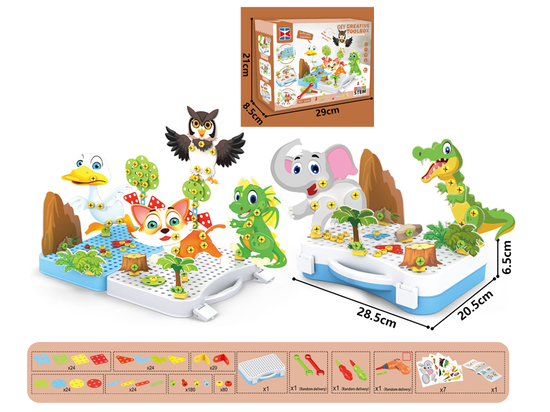 DIY Screw Creative Puzzle Board