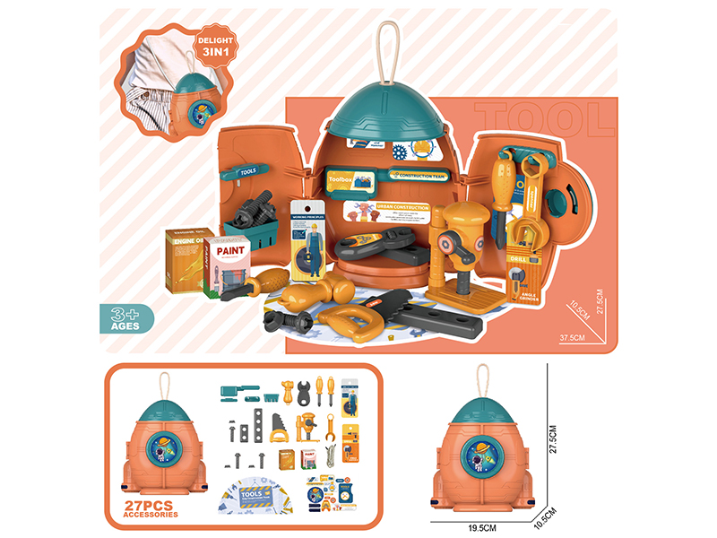 Tools Box Rocket Shoulder Bag 27pcs