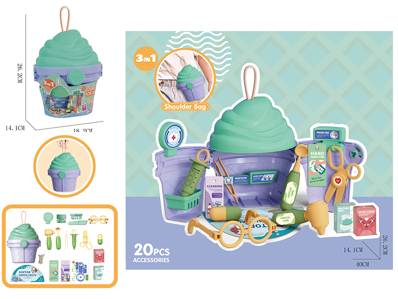 Doctor Theme Ice Cream Shoulder Bag 20pcs