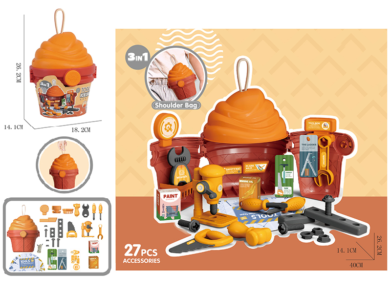 Tools Theme Ice Cream Shoulder Bag 27pcs