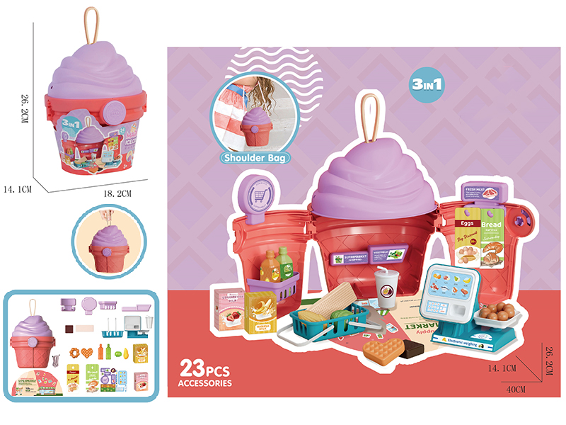 Supermarket Theme Ice Cream Shoulder Bag 27pcs