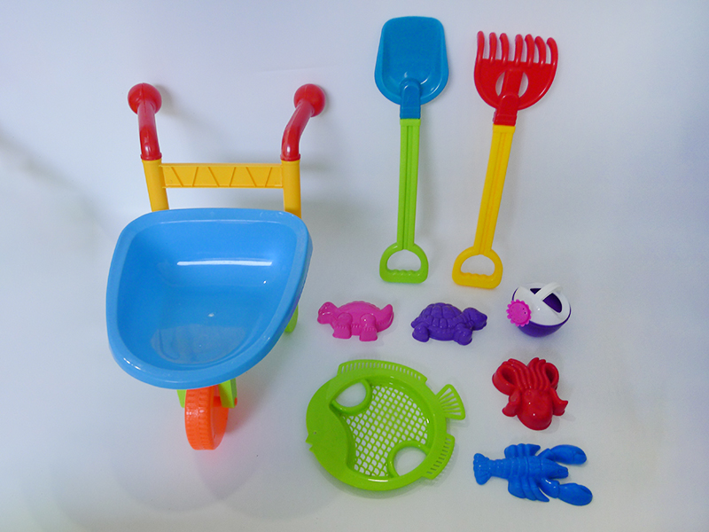 Beach Toy Cart Set(9pcs)