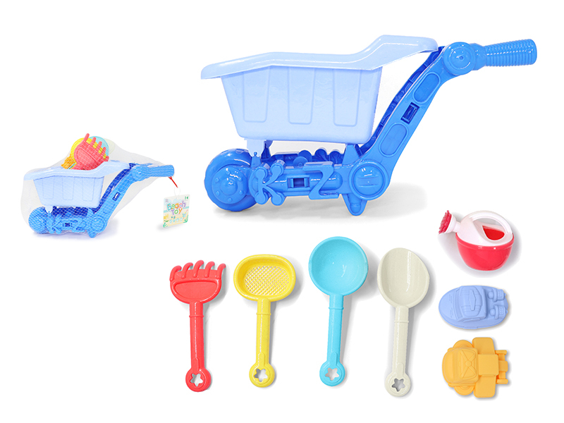 Beach Toy Cart Set(8pcs)