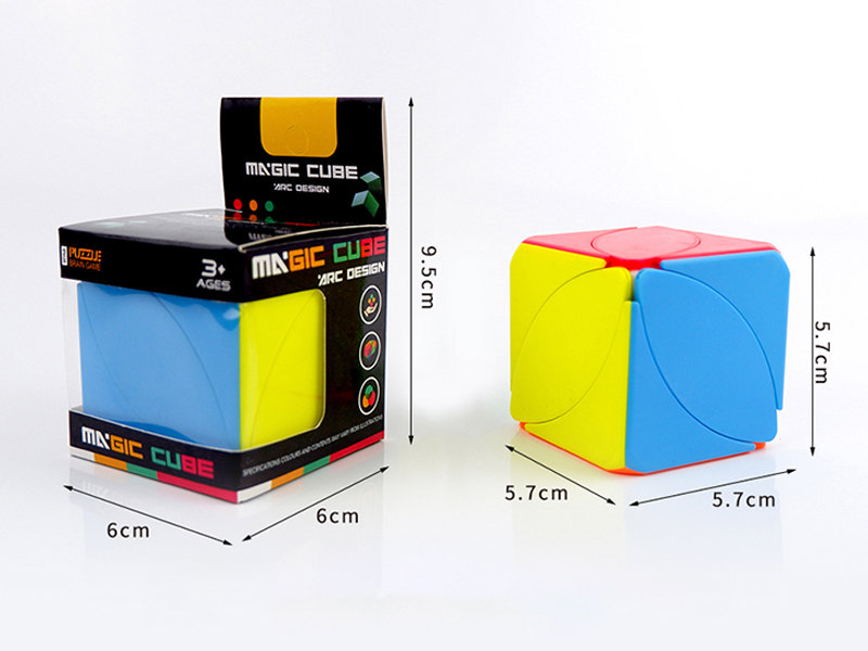 5.7CM Solid Maple Leaf Rubik's Cube