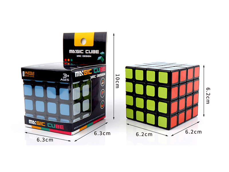 Fourth Order Black Background Magic Cube