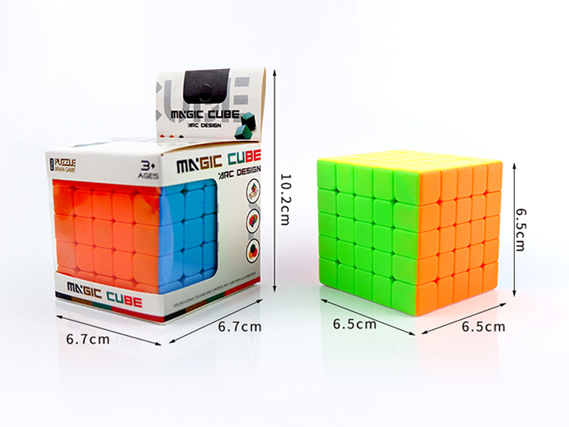 Fifth Order Solid Colored Rubik'S Cube
