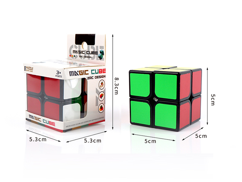 5Cm Second-Order Black Background Rubik'S Cube