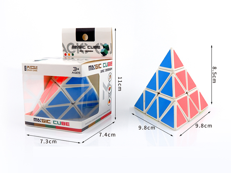 Pyramid White Bottom Rubik's Cube