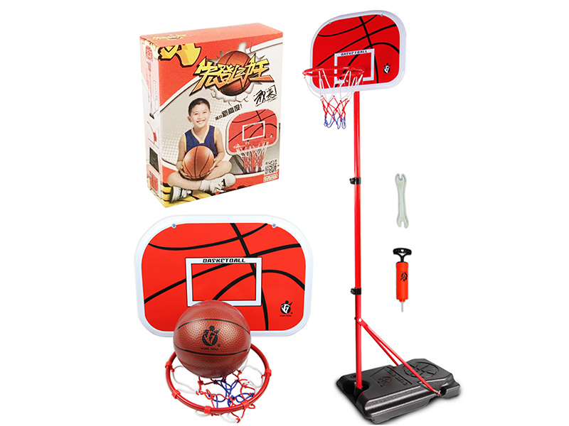 2.4m Basketball Stand(Quadrate Base,Iron Frame)