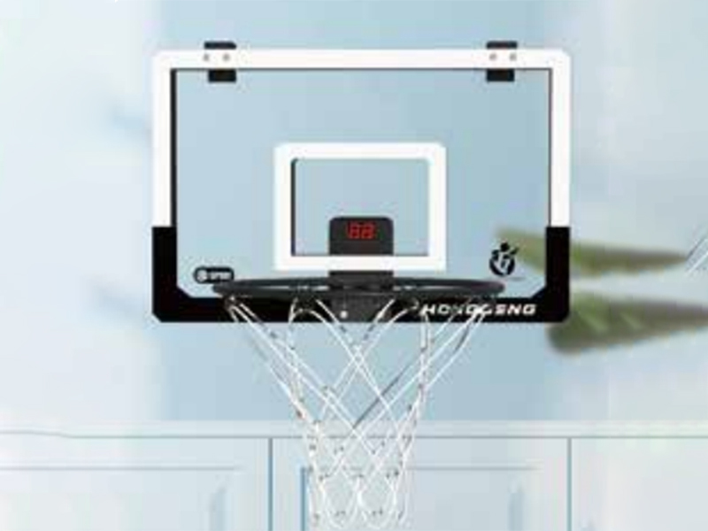Small Size Transparent Dunk Solid Basketball Hoop Wall Mounted Basketball Board With Scoring Function