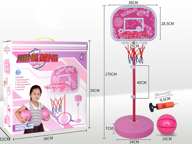 1.7m Basketball Stand(Iron Frame,Iron Pole)