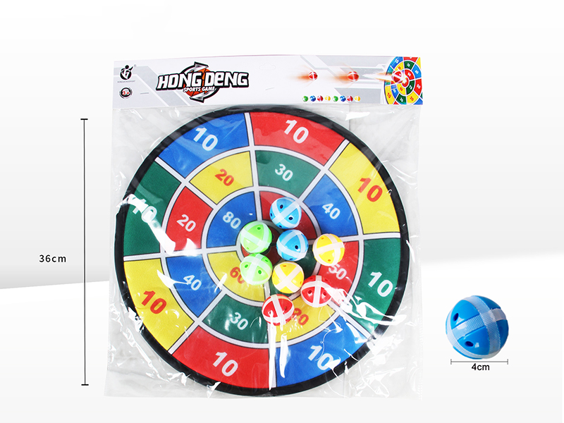 Velcro Dartboard With 8 Sticky Balls